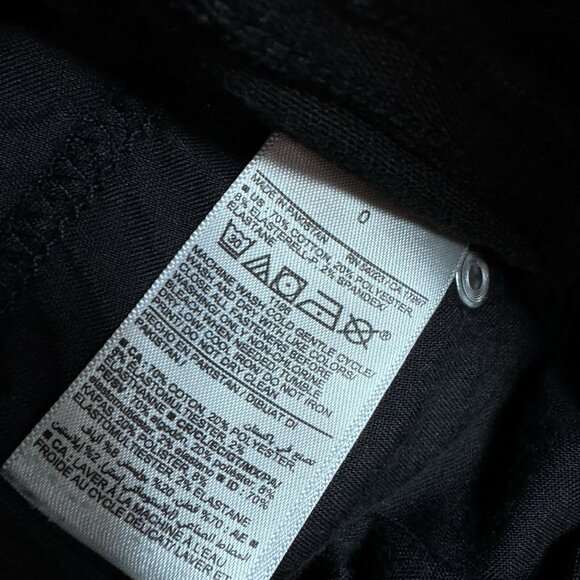 Old Navy Jeans Extra High Rise Rockstar Super Skinny Black Pockets Size 0 - Picture 12 of 12